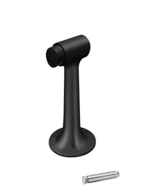 Black Heavy duty Commercial Floor mount Door Stop