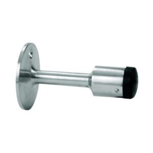 Satin Chrome Heavy duty Brass Wall door stop 1475-26D