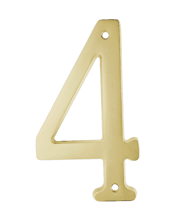 4” House Number 4