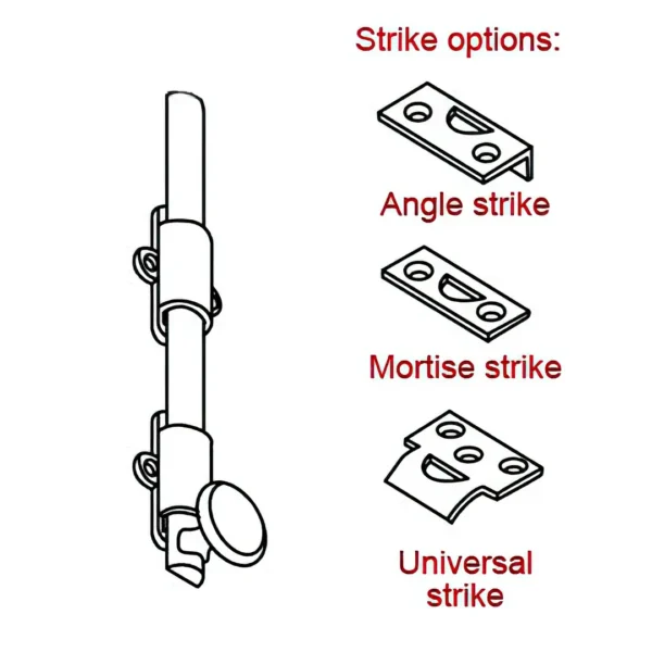 Strikes for Heavy duty Surface bolt