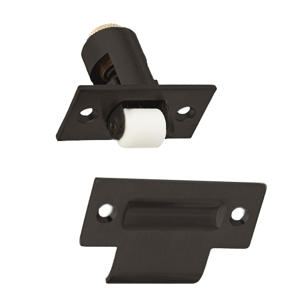 Oil Rubbed Bronze Roller Latch with strike